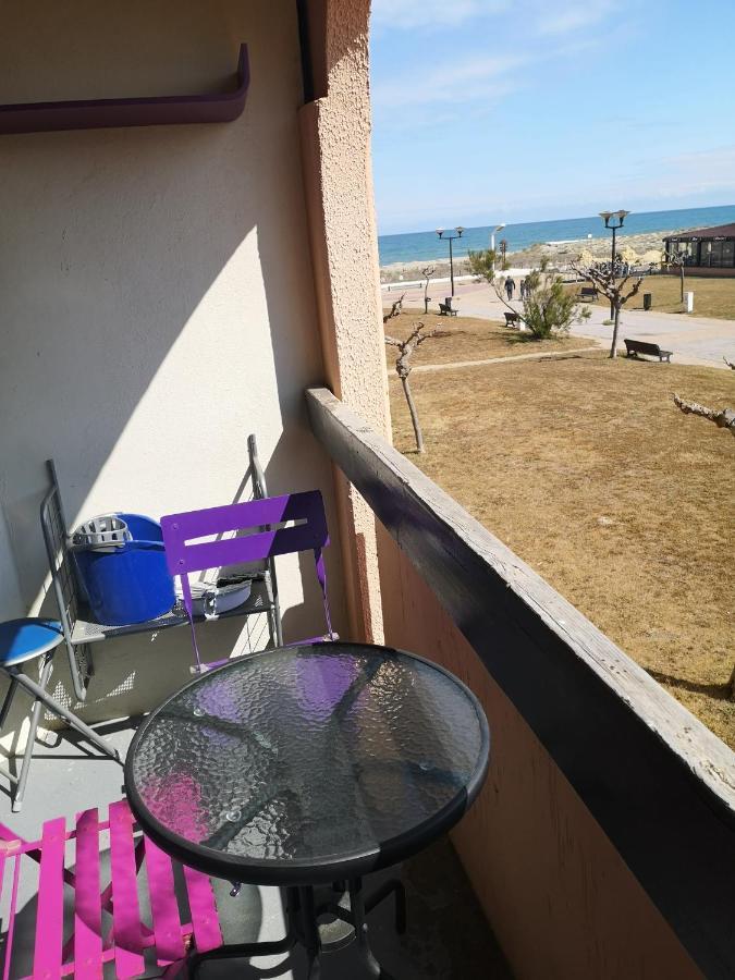 T2, VUE sur MER, TERRASSE, Parking Privé Le Barcarès Exterior foto